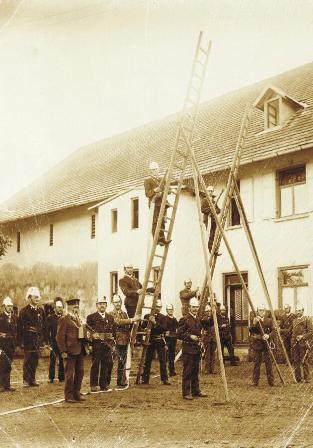 Übung der Steigerzüge um 1920